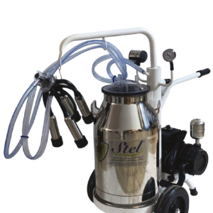 Machine à traire vâche avec bidon 40L en inox