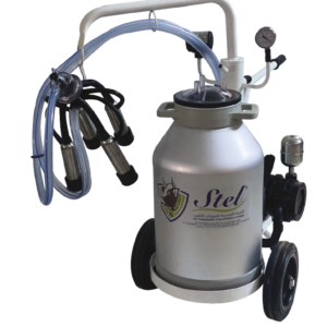 MACHINE À TRAIRE VACHE AVEC BIDON 40L EN ALUMINIUM